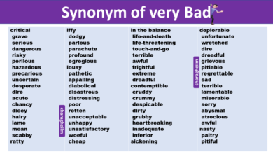 Synonym of very Bad